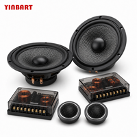 Kit de haut-parleurs YINBART en métal, caoutchouc et aluminium avec contrôleur de tonalité audio pour système audio DIY et pièces de caisson de basses