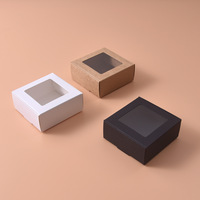 OEM Boîte d'emballage de savon artisanal écologique biodégradable de haute qualité avec fenêtre pour petites entreprises