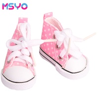 Sepatu Hot Sale 5.5 CM untuk Boneka 14 Inch, Sepatu Mini Kartun Fashion DIY untuk Boneka Perempuan