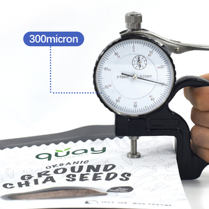 Customed Design Soft Touch finitura Food Stand up Pouch con chiusura normale per semi di Chia macinati sacchetti di Mylar - Product Image 6