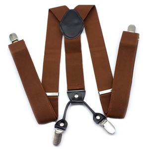 Adults Suspenders 3.5cm Men's Suspenders with Multi-color Elastic Suspenders Business Pants Shirt Shoulder Strap - Product Image 3