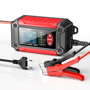 Carspa motosiklet araba pil şarj cihazı pil test cihazı darbe onarım 12 volt lifepo4 kurşun asit akü analizörü - Product Image 2