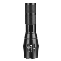 Lampe torche LED rechargeable USB en alliage d'aluminium 1000 lumens IP44 résistante aux éclaboussures pour extérieur XML T6 Zoomable CRI 80 6000K