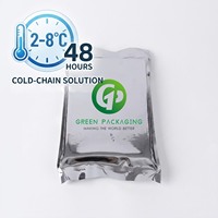 Sacs isothermes en polyéthylène avec feuille d'aluminium, résistants à l'eau, rayés, compressés sous vide, sacs isothermes