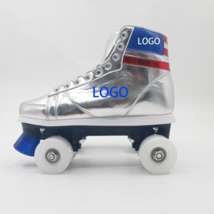 Junran scarpe pattini a rotelle nuovo modello trionfa in oro scarpe firmate da Skate rotolanti alte <span class=keywords><strong>argento</strong></span> - Product Image 6