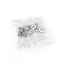 Machine automatique de comptage et d'emballage de vis de haute précision, moteur pneumatique, 5 mangeoires vibrantes pour sacs en plastique, facile à utiliser
