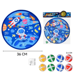 Câu đố đồ chơi nóng bán Chất lượng cao chuyên nghiệp Dartboard trò chơi thiết lập vải dính Bảng Phi Tiêu cha mẹ con tương tác đồ chơi - Product Image 6