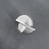 Fraise à queue plate à 2 dents en carbure monobloc de haute qualité pour machine de gravure CNC, haute précision, ODM/OEM disponible