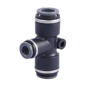 SMC KV2TF <b>Quick</b> Connect Tee 14x18 14x14 38x18 12x38 Pneumatic Push In <b>Connector</b> For Industrial Use - Product Image 2