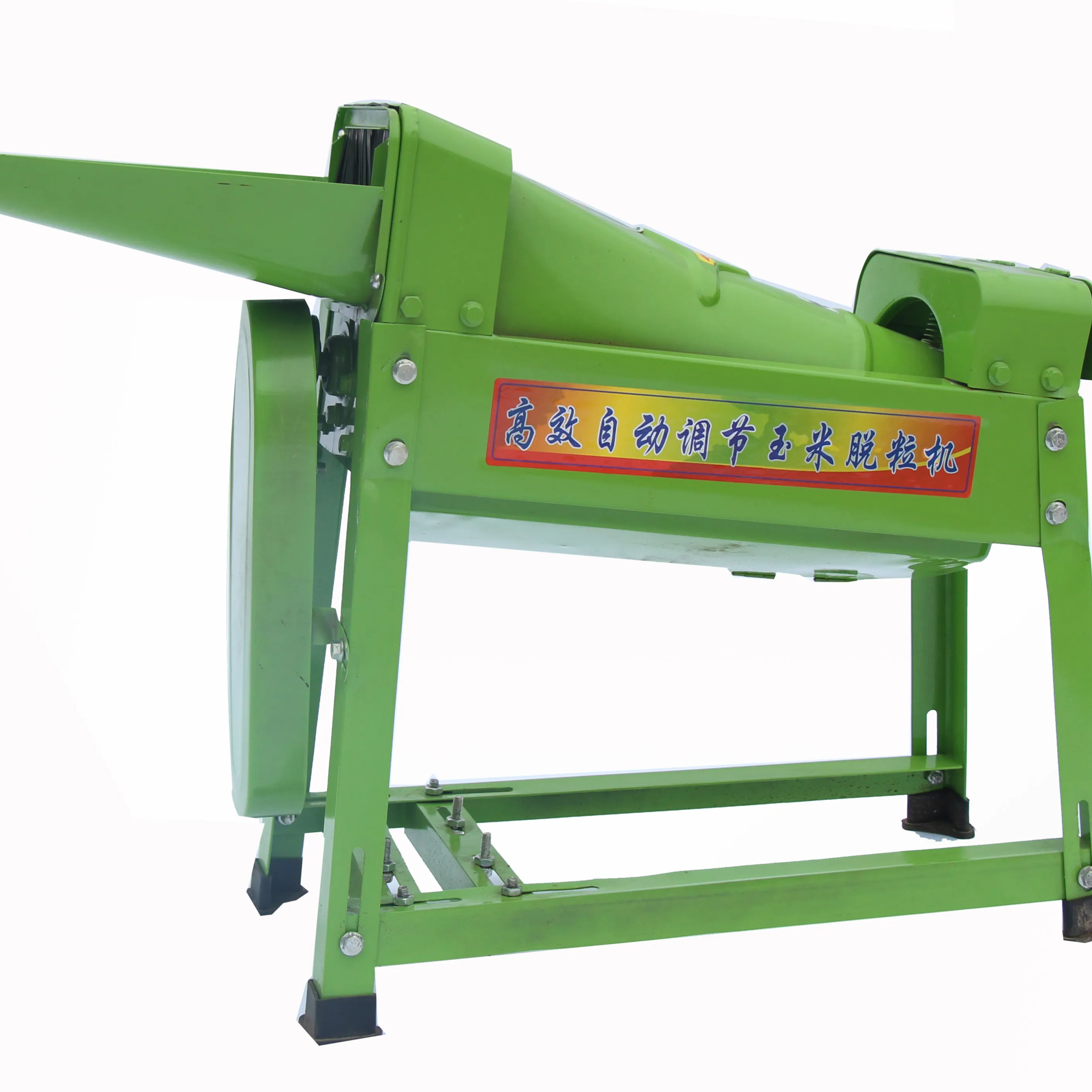 คู่ม้วนข้าวโพด Thresher ข้าวโพด Sheller Machine