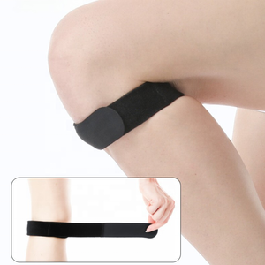 Genouillère professionnelle en polyester et nylon, absorption des chocs, pressurisation, respirante, réglable - Product Image 1