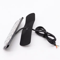 Auto LED Blitz blinkt Warn gitter Licht Notfall 12leds Gelb Blau Rot Seiten markierung leuchte für Auto warnung