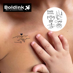 Tatuaje de Tinta de Jagua Boldink Personalizado, Realista, Familiar, Arte Corporal, Resistente al Agua, Larga Duración (2 Semanas) - Product Image 3