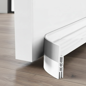 <strong>Door</strong> <strong>Sealing</strong> <strong>Strip</strong> (TPE/Silicone) For Wooden <strong>Doors</strong>-Bottom Placement Eco-friendly Customizable Size Cutting Prevents Wind Insects - Product Image 1
