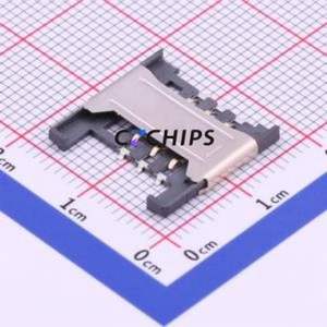 HYC90-SIM06-180 SIM Card Connector SMD Connector Plug-In Type Mini SIM Card Card Holder No Card Detection - Product Image 1