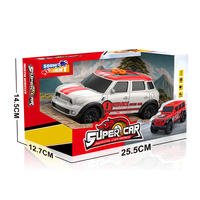 QSTOYS Vente en gros Jouets de véhicules à inertie pour garçons 4 couleurs Jouets de voiture à friction en plastique pour enfants Série Son et Lumière Ville 3+