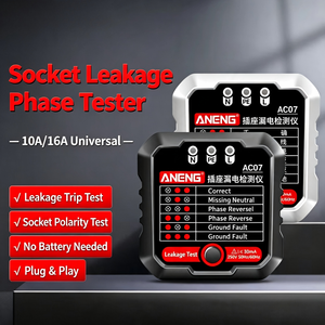 <b>Socket</b> Leakage Current Tester AC07 10A/16A Phase Detector <b>Plug</b> Polarity Checker - Product Image 4