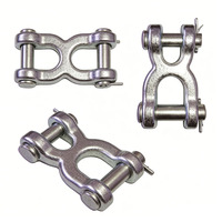 Eslabones Dobles S247 de Acero al Carbono Forjado + Acero Aleado Tratado Térmicamente, Templado y Endurecido para Cadenas de Grado 3 y 4