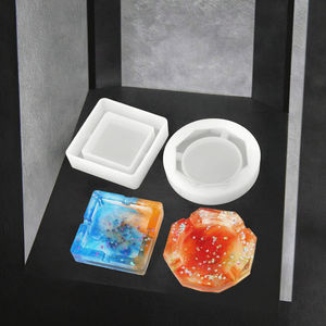 Cendrier en résine sans fumée au design contemporain, durable et polyvalent, facile à utiliser, fait à la main, artisanat personnalisé, cadeaux d'art pour la maison - Product Image 2