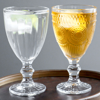 Verres à pied classiques en cristal de haute qualité, sans plomb, pour vin, cocktail, mariage et fête
