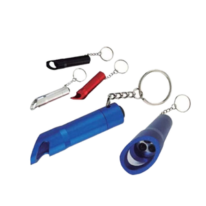 Multi-Function Mini LED Light Gift Bottle Opener & LED Flashlight Customizable with Logo for Promotions