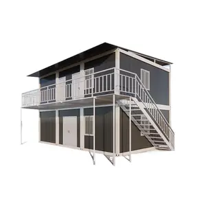 luxury container prefab house ready made economical cheap portable flat pack prefabricated living home unit for sale in malaysia