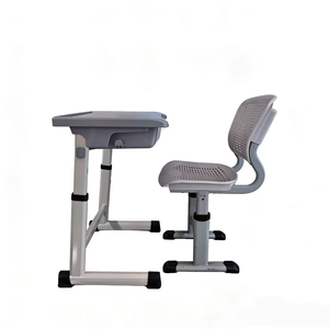 Anpassbare Farbe Höhenverstellbares Schüler-Schreibtisch-Stuhl-Set Ergonomische Lernmöbel für Grund- und Sekundarschulen - Product Image 2