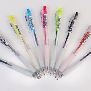 Wholesale Custom Printed Retractable Gel Ink <b>Pens</b> <b>Multi</b>-<b>Color</b> 0.5mm Novelty Plastic Body Black Ink Ballpoint <b>Pen</b> for Promotion - Product Image 3