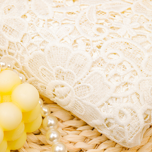 उच्च गुणवत्ता वाला शुद्ध सफेद पानी में घुलनशील कपास फीता कढ़ाई गुइशुद्ध कपड़े - Product Image 4