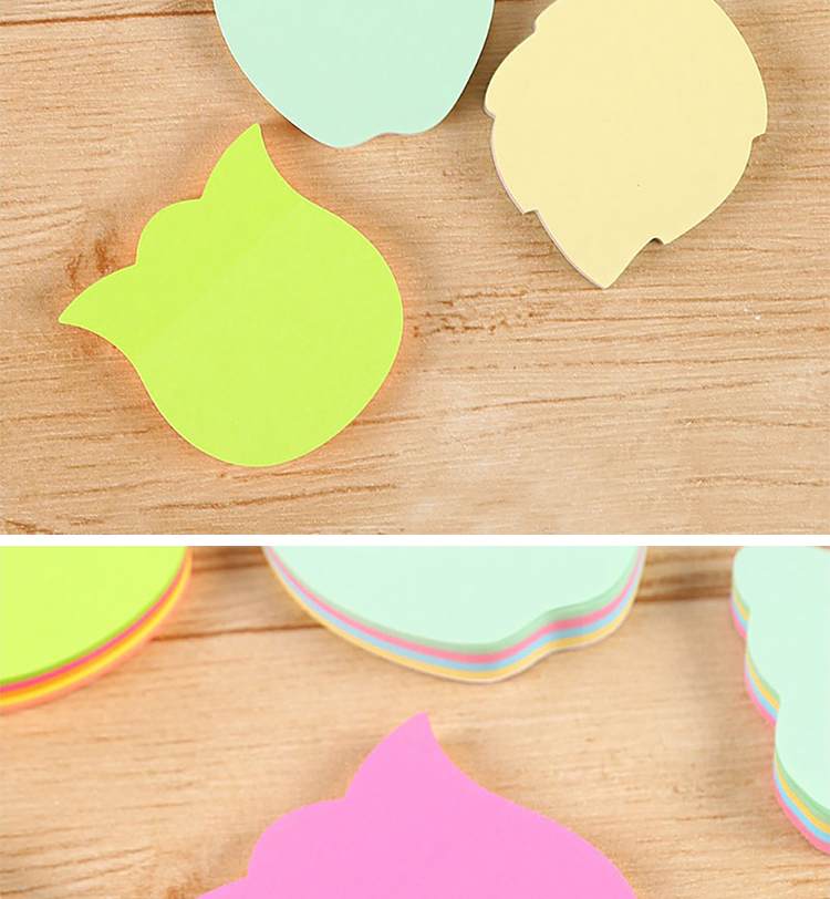 Wholesale Self Adhesive Sticky Note Self-Stick Memo Pad Post Multi-shaped  Memo Removable N Times Sticker