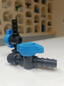 Robinet à bille Watersun en plastique ABS robuste bleu-noir 3/4 po (20 mm) – Raccord de tuyau d'irrigation pour serres agricoles et jardins - Product Image 2