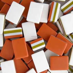 Tuiles de Mahjong Américaines en Acrylique Coloré Bleu Marine à 4 Couches, Gravées sur Mesure, Ensemble de 160 Tuiles, MOQ 1 Ensemble - Product Image 6