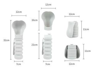 Portable Écologique <span class=keywords><strong>Voyage</strong></span> Bols Silicone Pliant <span class=keywords><strong>Chien</strong></span> Mangeoire Solide Motif Étanche IPX5 Léger 0.25kg pour Chat <span class=keywords><strong>Chien</strong></span> - Product Image 2