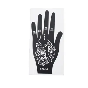 Miễn phí Mẫu tạm thời long lanh Airbrush Tattoo Stencil Sticker