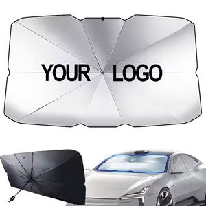 Custom Logo Uv Protection Sun Shade <b>Umbrella</b> for Windshields of Various Models Windshield Portable Car Foldable Sunshades - Product Image 2