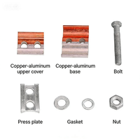 Connecteur à rainures parallèles en cuivre et aluminium JBTL, borne de transition en alliage d'aluminium et cuivre étamé, câble universel Cu Al pour installation aérienne