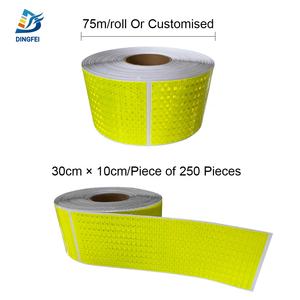 <span class=keywords><strong>Bande</strong></span> <span class=keywords><strong>réfléchissante</strong></span> de route <span class=keywords><strong>rétro</strong></span> en PVC <span class=keywords><strong>bande</strong></span> de visibilité ruban adhésif fluorescent Cinta Reflectiva - Product Image 3