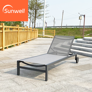 Muebles <span class=keywords><strong>de</strong></span> exterior <span class=keywords><strong>de</strong></span> lujo <span class=keywords><strong>tumbona</strong></span> con rueda piscina marco <span class=keywords><strong>de</strong></span> aluminio tela malla <span class=keywords><strong>tumbona</strong></span> con <span class=keywords><strong>la</strong></span> <span class=keywords><strong>mejor</strong></span> calidad - Product Image 3