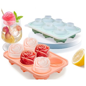 Chất lượng cao Silicone <span class=keywords><strong>Ice</strong></span> khuôn 6 khoang lớn Sphere Rose kim cương khuôn <span class=keywords><strong>Ice</strong></span> Cube Khay cho Whiskey <span class=keywords><strong>Ice</strong></span> <span class=keywords><strong>ball</strong></span> maker - Product Image 1