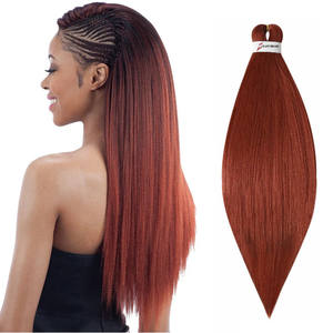 Cheveux synthétiques pour tresses de différents styles, cheveux pour tresses jumbo, fibres de permanente Yaki, tresses à l'eau chaude, cheveux faciles à tresser, Ez - Product Image 5