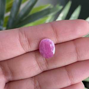 Piedra Preciosa Ovalada Suelta de Rubí Natural de 3.16 CT, 12.0 X 9.3 MM, OM GEMS - Product Image 6