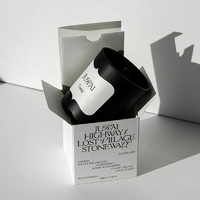 Boîte à bougies de luxe en carton rigide avec logo personnalisé, design unique, emballage cadeau pour bougies, boîte en papier artisanal