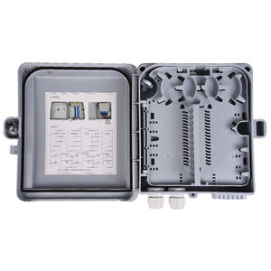 壁挂式端口4 6 8 12 16 24 48芯分光器室外终端光纤盒