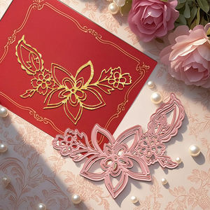 قوالب قطع معدنية على شكل أوراق الزهور لألبومات القصاصات - Product Image 4