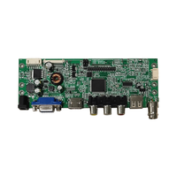 Monitor de placa de pantalla TFT de alta definición V56, controlador LVDS, Puerto tipo C, pantalla LCD pequeña alimentada por TCON de 32V, marca JX/ODM/OEM