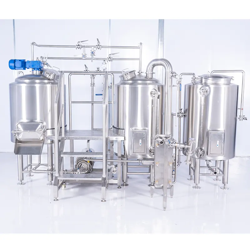 Attrezzatura da Micro birreria per la vendita completa per birreria di birra fabbrica di attrezzature professionali per la produzione di vino di alta qualità
