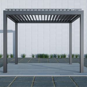 Pergola de jardin en alliage d'aluminium de haute qualité Prima, abri pour vigne et auvent pare-soleil - Product Image 4