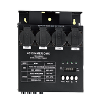 NEBULA 4 canaux DMX, variateur manuel, prise de commande, pack de prises, fer, garantie 1 an, charge maximale 3000W