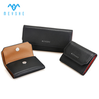 Dompet kulit sapi asli kasual Vintage mewah wanita kustom tempat kartu ritsleting kualitas tinggi benang koin jepret magnetik