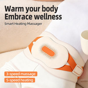 Bantalan Pemanas Menstruasi untuk Meredakan Nyeri Haid, Terapi Hangat untuk Mengurangi Nyeri Kram, Sabuk Pijat Getar untuk Pinggang - Product Image 6